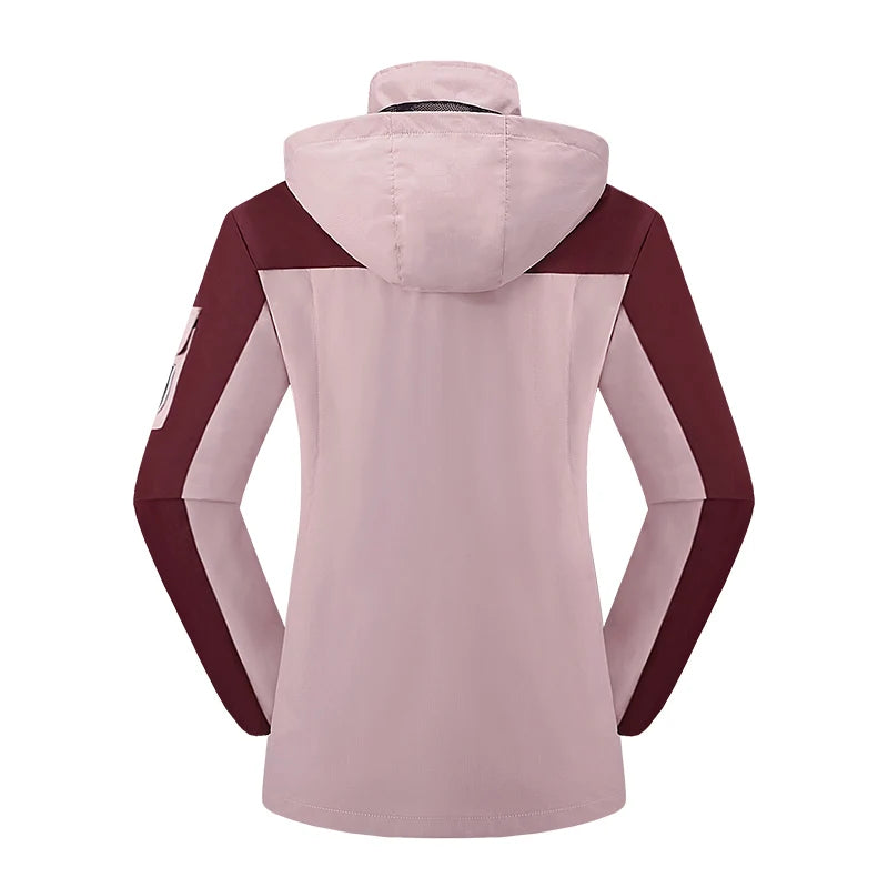 CHRLCK Women's Waterproof Hiking Jacket – Windproof, Quick-Dry Outdoor Shell with Custom Logo Option