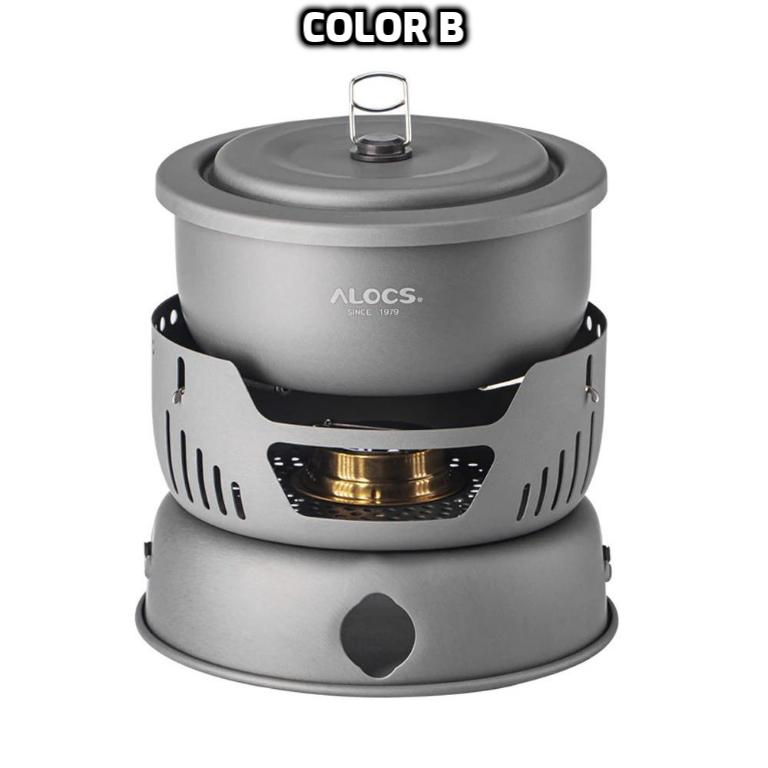 Camping Cookware Portable Stove Outdoor Cooking Set β Complete Kit for Backpacking, Hiking, Picnic & BBQ