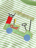 Children's Golf Cart Striped Top and Pants Set thumbnail 4