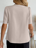 V-Neck Button-Down Shirt thumbnail 5