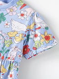 Children's Farm Animal Print Dress thumbnail 4