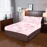 Blush Floral Serenity Bedding Set – Soft Elegant 3-Piece Duvet Cover Set thumbnail 5