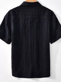 Men's Plus Size Button Up Short Sleeve Shirt thumbnail 3