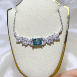2 Carat 925 Sterling Silver Moissanite Necklace thumbnail 1