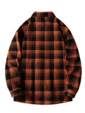 Men's Plus Size Plaid Long Sleeve Shirt thumbnail 3