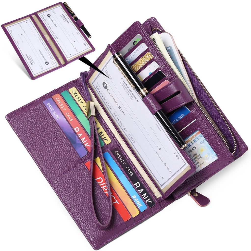 Leather Long Wallet
