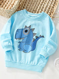 Children's Dinosaur Graphic Crew Neck Sweatshirt thumbnail 1