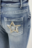 Star Embroidered Bootcut Jeans thumbnail 4