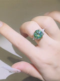 5 Carat Moissanite 925 Sterling Silver Ring thumbnail 2