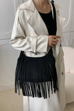 Suede Fringe Adjustable Strap Shoulder Bag thumbnail 14