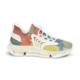 Men's Mesh Sneakers — Colorful Abstract Athletic Shoes thumbnail 7