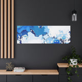 Abstract Blue Galaxy Canvas Print — Matte Stretched Wall Art thumbnail 94