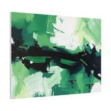 Abstract Green Brushstroke Canvas Print thumbnail 89