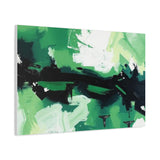 Abstract Green Brushstroke Canvas Print thumbnail 71