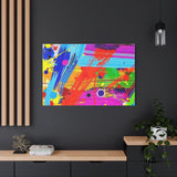 Abstract Color Splash Canvas Print — Vibrant Modern Wall Art thumbnail 88