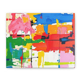 Abstract Color Splash Matte Canvas Print — Vibrant Modern Wall Art thumbnail 2
