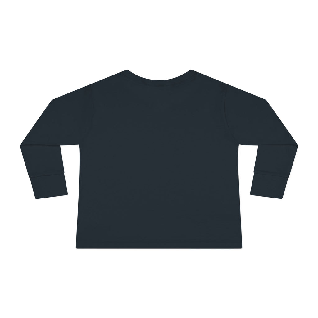 Toddler Long Sleeve Tee — 'Wake Me Up Later' Sleepy Emoji Kids Shirt