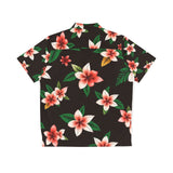 Tropical Plumeria Hawaiian Shirt — Men's Floral Aloha Button-Up thumbnail 2
