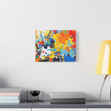 Abstract Splash Colorful Matte Canvas Wall Art – Vibrant Modern Stretched Print thumbnail 36
