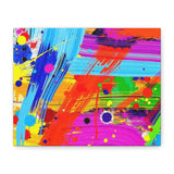 Abstract Color Splash Canvas Print — Vibrant Modern Wall Art thumbnail 2