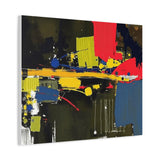 Abstract Color Splash Matte Canvas Print — Modern Stretched Wall Art thumbnail 56