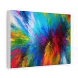 Abstract Color Explosion Matte Canvas Print thumbnail 29