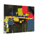 Abstract Color Splash Matte Canvas Print — Modern Stretched Wall Art thumbnail 77