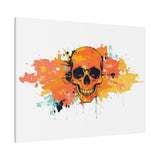 Skull Art Canvas Print – Vibrant Paint-Splash Skull Wall Decor thumbnail 80