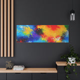 Abstract Color Splash Matte Canvas Print — Vibrant Stretched Wall Art thumbnail 94