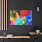 Abstract Color Burst Canvas Print — Vibrant Stretched Matte Wall Art thumbnail 88