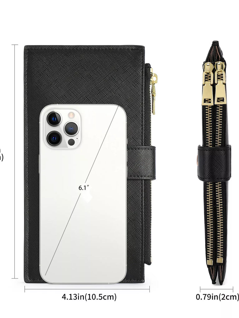 Zippered Long Wallet