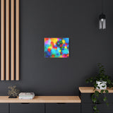 Abstract Rainbow Splash Matte Canvas Print thumbnail 46
