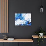 Abstract Blue Galaxy Canvas Print — Matte Stretched Wall Art thumbnail 67