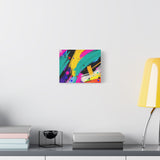 Abstract Neon Brushstroke Canvas Print — Colorful Modern Wall Art thumbnail 30