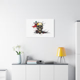 Skull Splash Art Canvas — Grunge Skull Wall Decor, Edgy Gothic Home Accent thumbnail 54