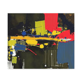 Abstract Color Splash Matte Canvas Print — Modern Stretched Wall Art thumbnail 11