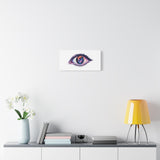 Cosmic Eye Canvas Print — Galaxy Eye Matte Stretched Wall Art thumbnail 45
