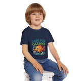 Save Our Oceans Toddler T-Shirt — Cute Fish Environmental Shirt for Kids thumbnail 16