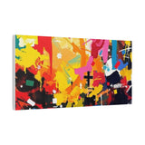 Abstract Color Splash Canvas Print - Vibrant Stretched Matte Wall Art thumbnail 56