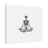 Yoga Skeleton Canvas Print — Meditating Skeleton Wall Art, Minimalist Gothic Home Decor thumbnail 38
