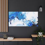 Abstract Blue Galaxy Canvas Print — Matte Stretched Wall Art thumbnail 97