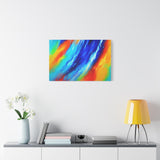 Abstract Rainbow Wave Matte Canvas Print — Vibrant Stretched Wall Art thumbnail 60