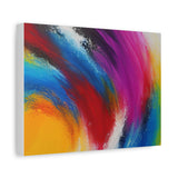 Abstract Rainbow Swirl Matte Canvas Print (Stretched) thumbnail 32