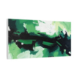 Abstract Green Brushstroke Canvas Print thumbnail 56