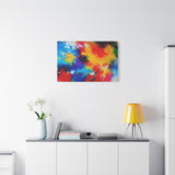 Abstract Color Splash Matte Canvas Print — Vibrant Stretched Wall Art thumbnail 72