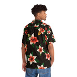 Tropical Plumeria Hawaiian Shirt — Men's Floral Aloha Button-Up thumbnail 4