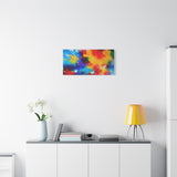 Abstract Color Splash Matte Canvas Print — Vibrant Stretched Wall Art thumbnail 57