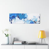 Abstract Blue Galaxy Canvas Print — Matte Stretched Wall Art thumbnail 81