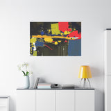 Abstract Color Splash Matte Canvas Print — Modern Stretched Wall Art thumbnail 87