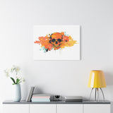 Skull Art Canvas Print – Vibrant Paint-Splash Skull Wall Decor thumbnail 66